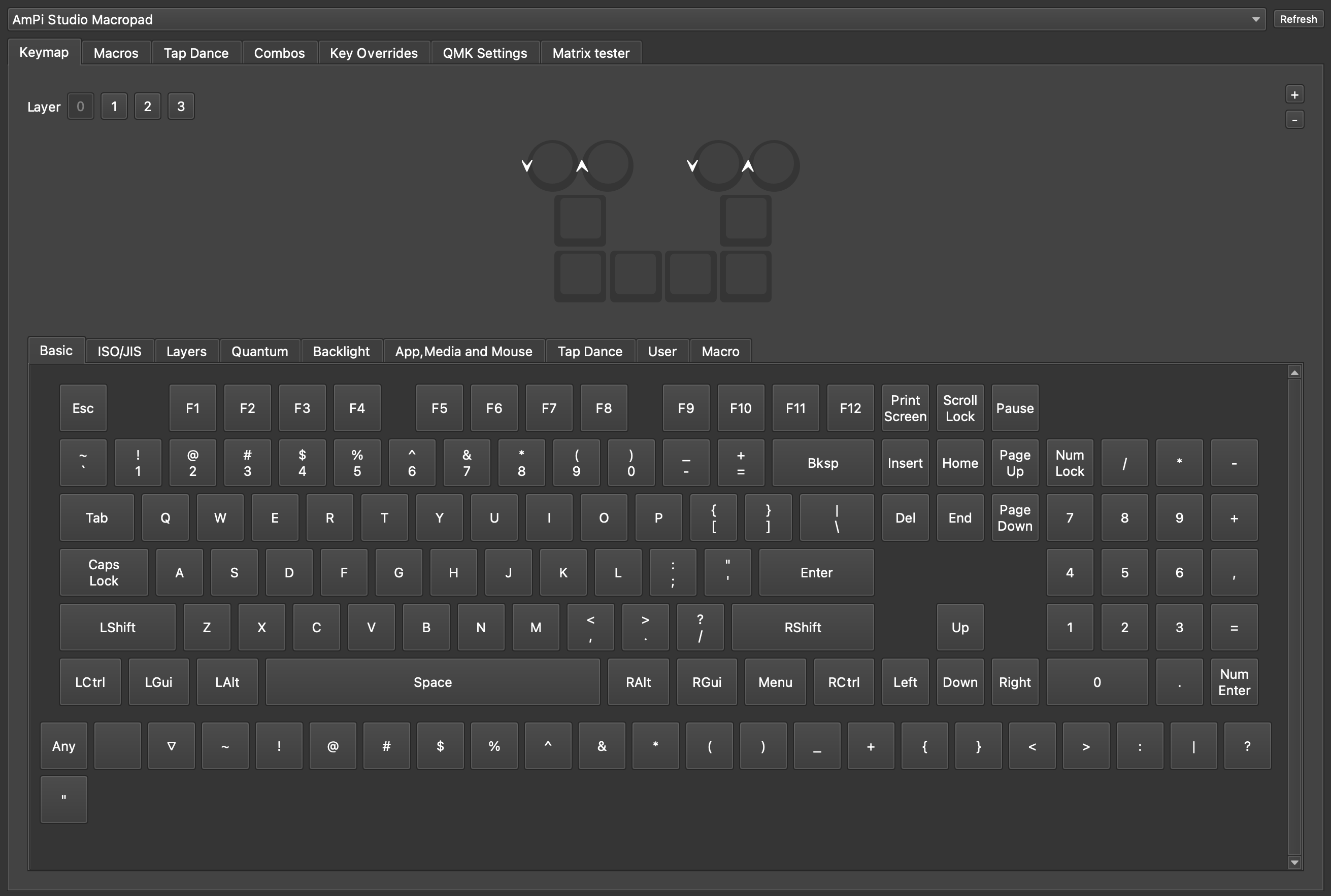 Screenshot of the vial interface